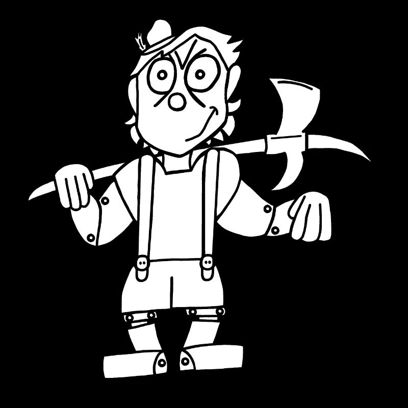 Puppet as Barbarian (white)