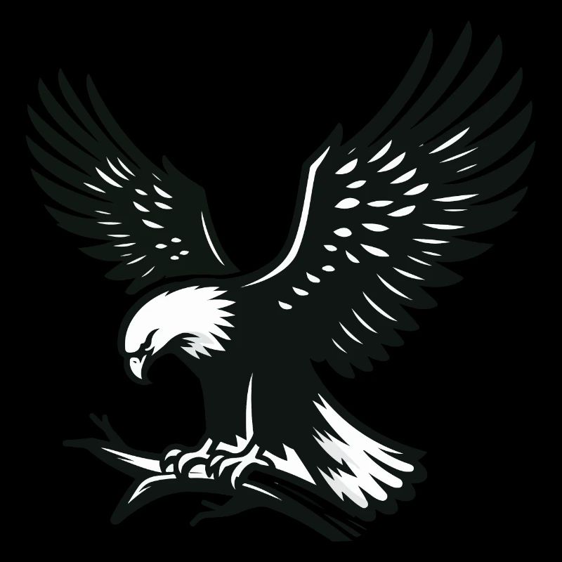 Aigle sur la branche