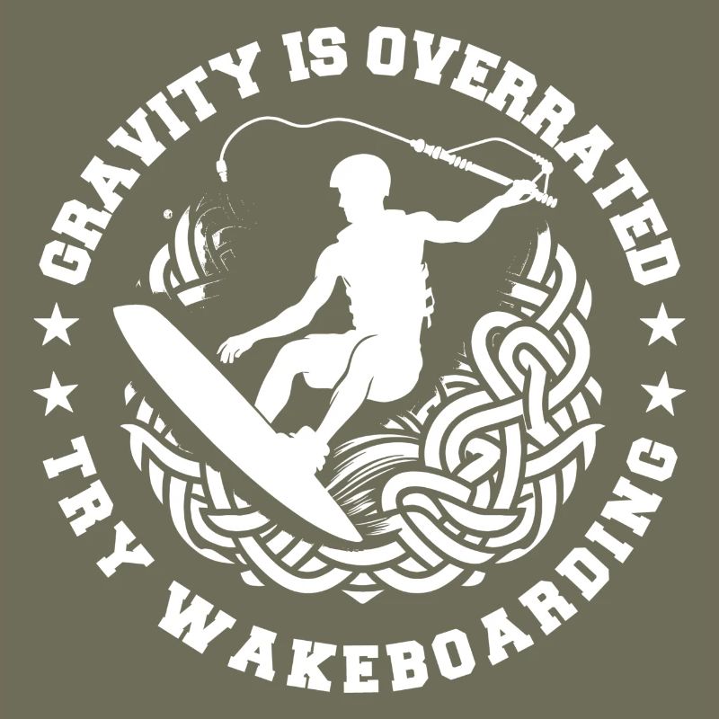 Schwerkraft wird überschätzt Versuchen Sie Wakeboarden