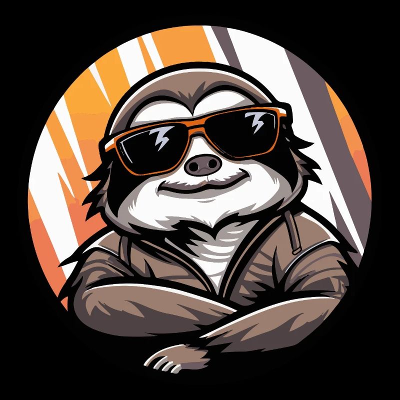 Sloth Cool Comic