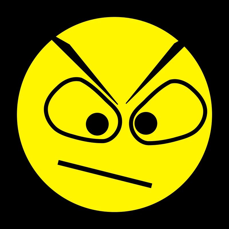 angry face