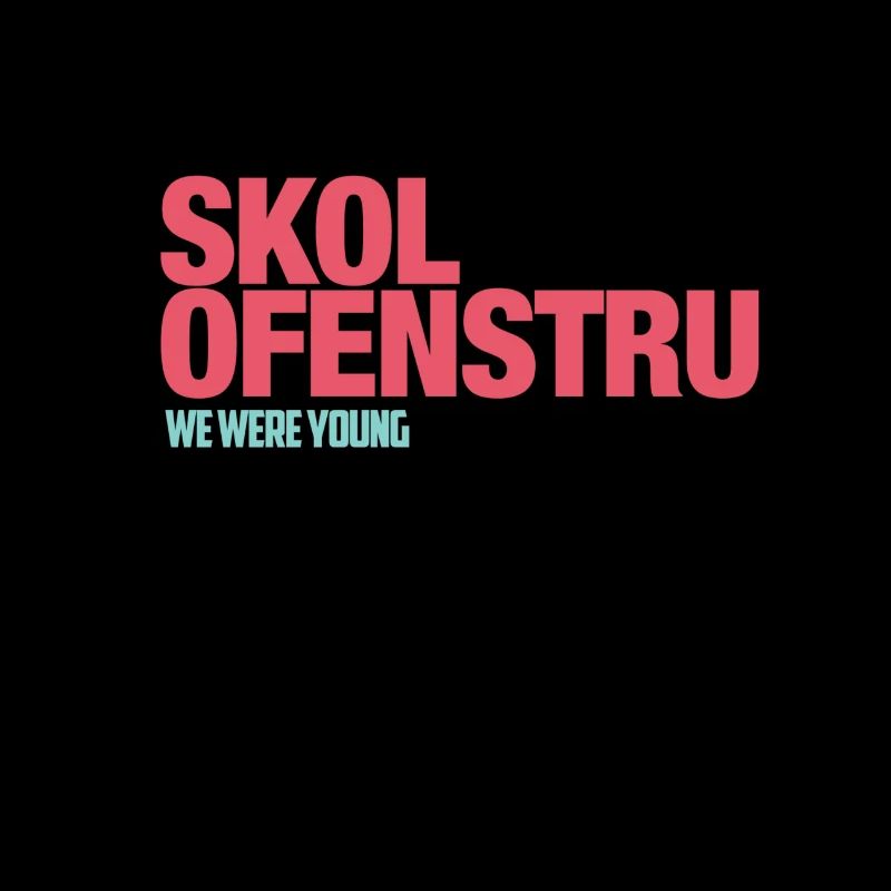 T-Shirt col v "Skol Ofenstru"