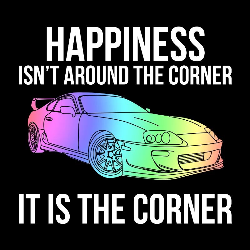 Happiness is the corner