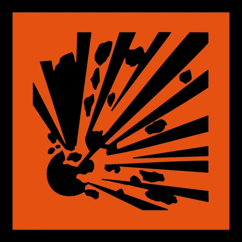explosive hazard symbol
