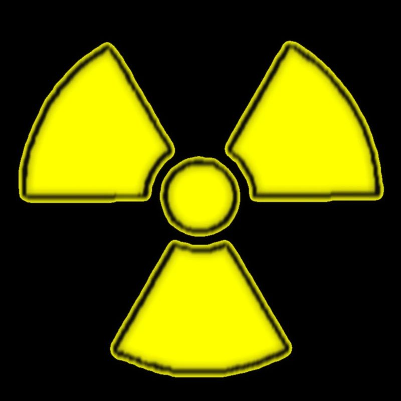 Atomzeichen gelb