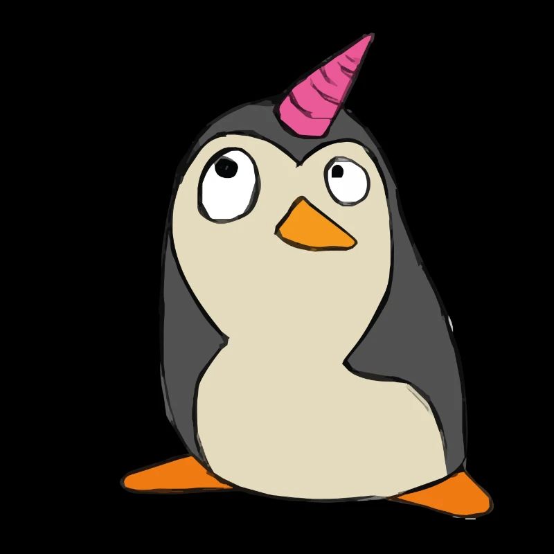 Pinguin Einhorn