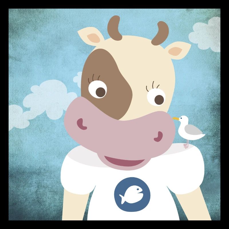 Poster cow nursery ahoy moin