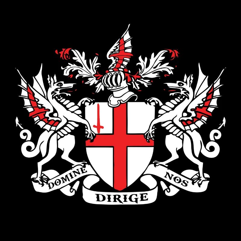 emblème de la ville de Londres Angleterre