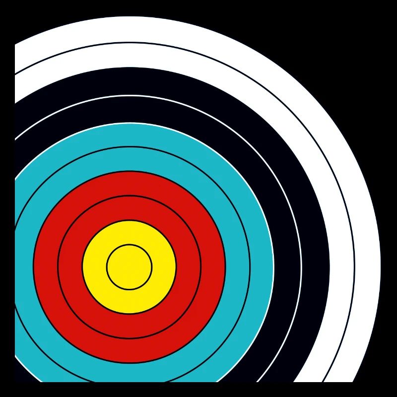 Target archery cutting
