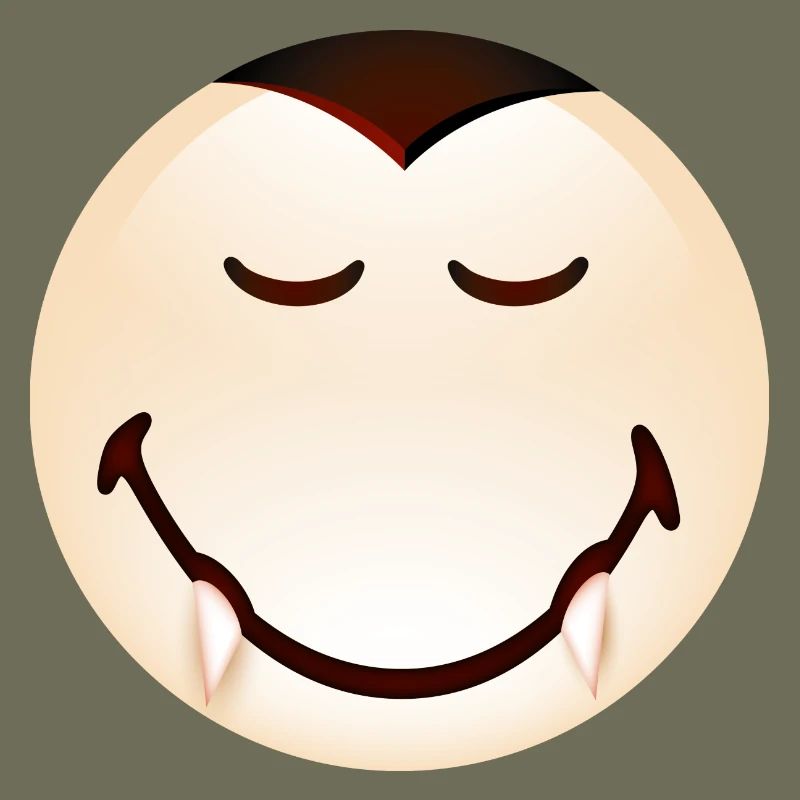 Smiley Halloween Dracula