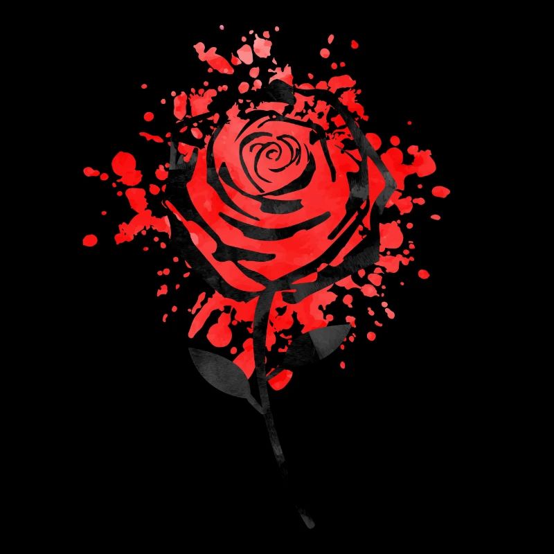 rose red design