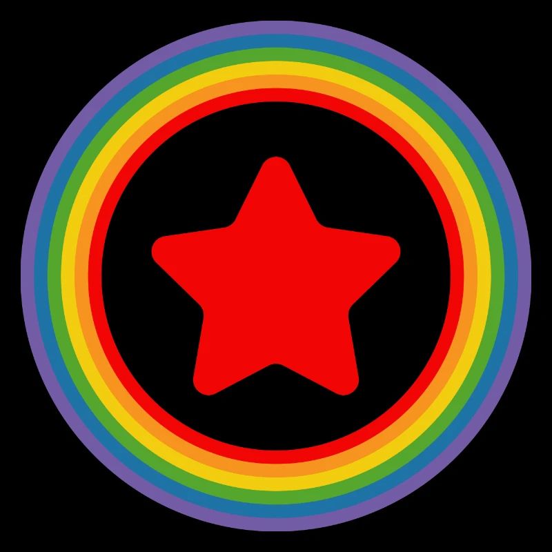 Regenbogen round stern