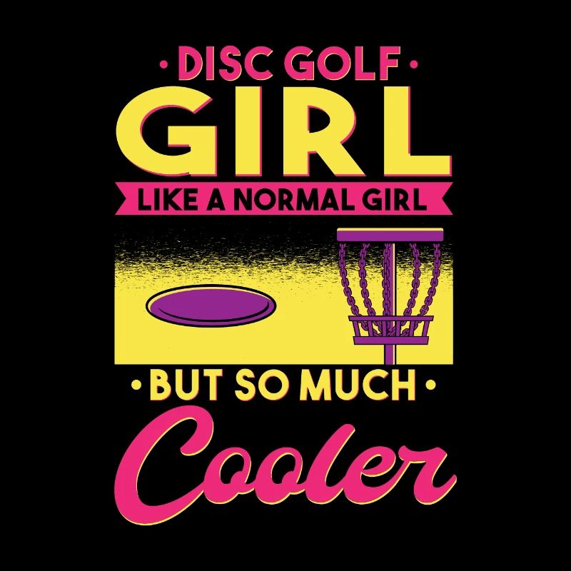 Disc Golf Girl Spruch