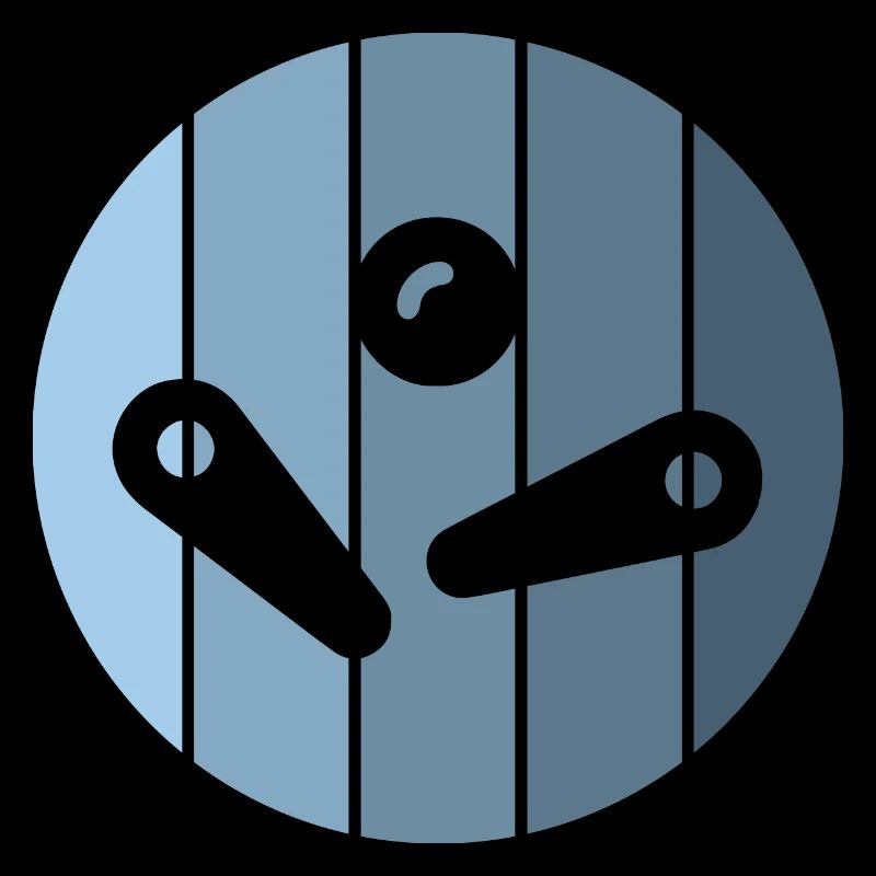 Flipperkugel Flipperfinger blau Flipperautomat