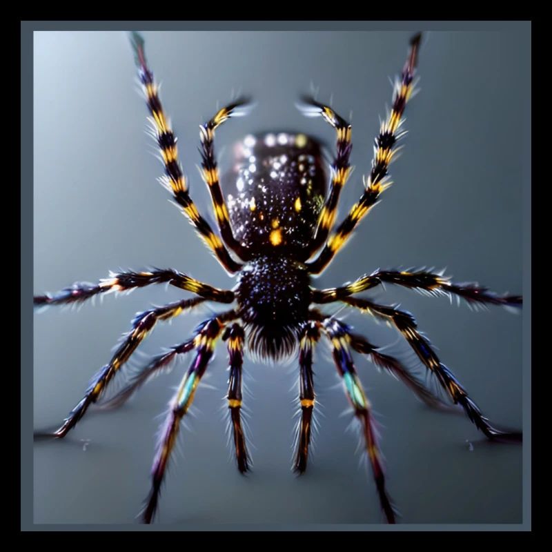 Tarentule à genoux rouges