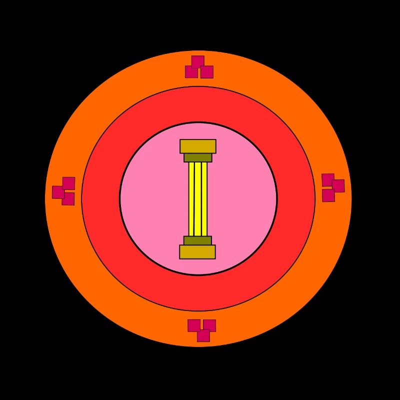 Emblème avec colonne