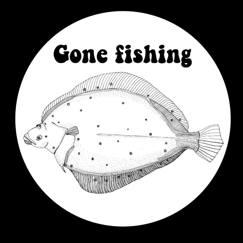 Autocollant de pêche