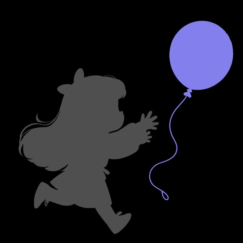 Mädchen mit einem Luftballon