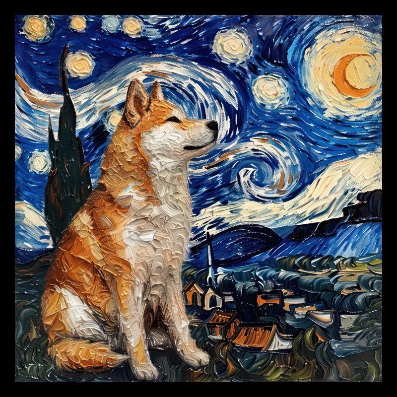 Akita Van Gogh