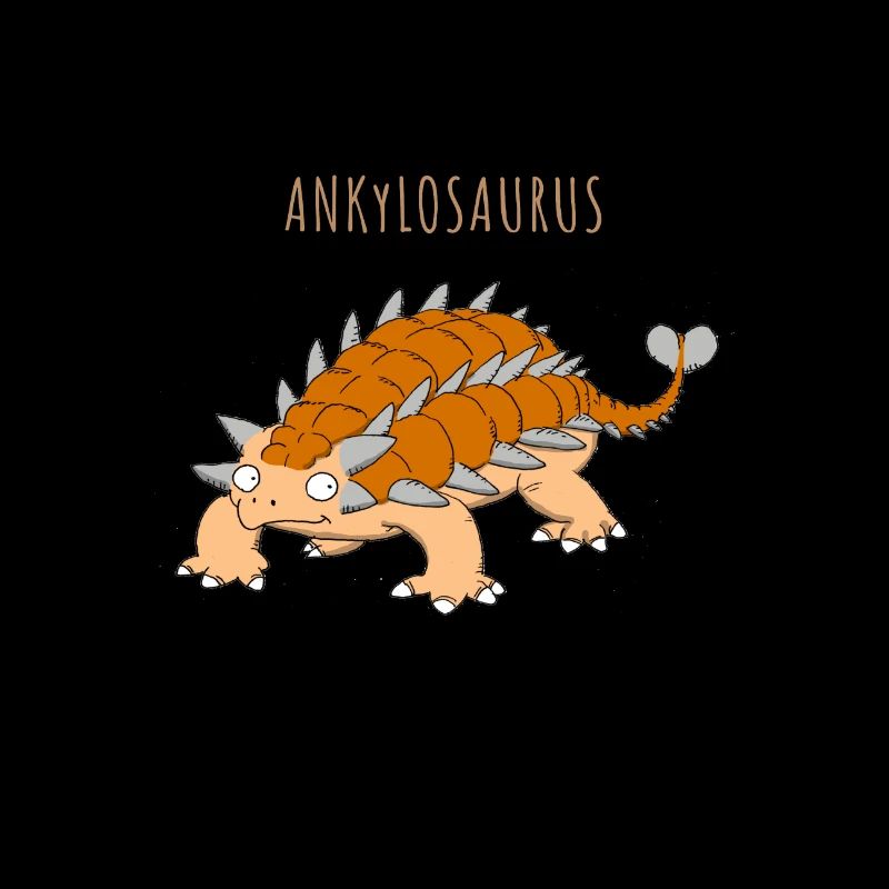 Lustige Illustration eines ANKYLOSAURUS