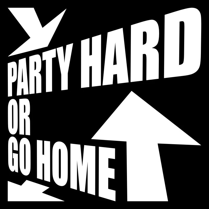 Party Hard Or Go Home Flèches Go Home Logo