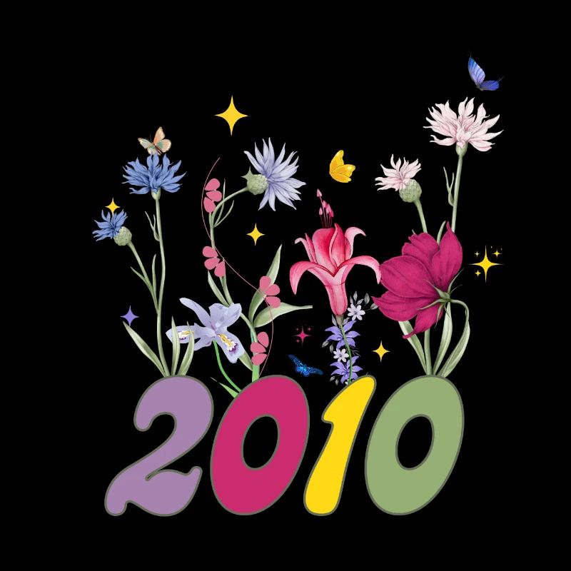 Année de naissance 2010 fleurs sauvages