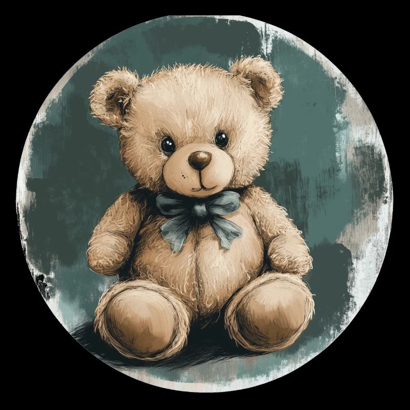Eleganter Teddybär: Kuschelige Nostalgie!