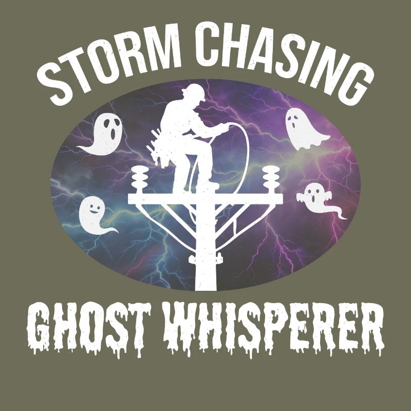 Storm Chasing Ghost Whisperer – Lineman Halloween