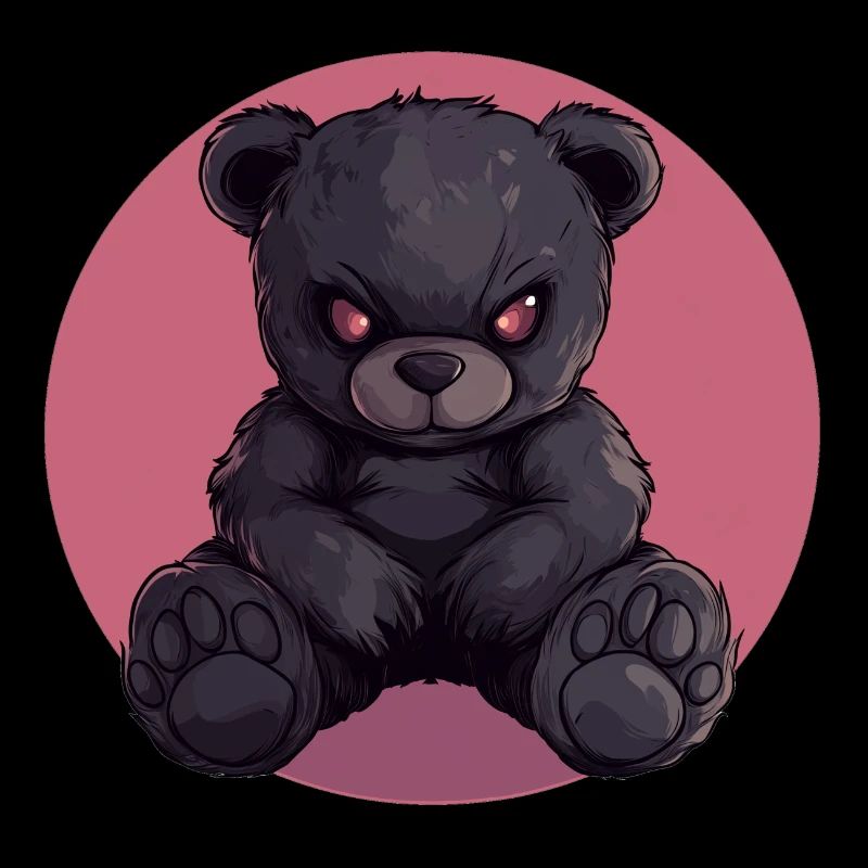 Furchtloser Teddybär: Dunkelheit mit Stil