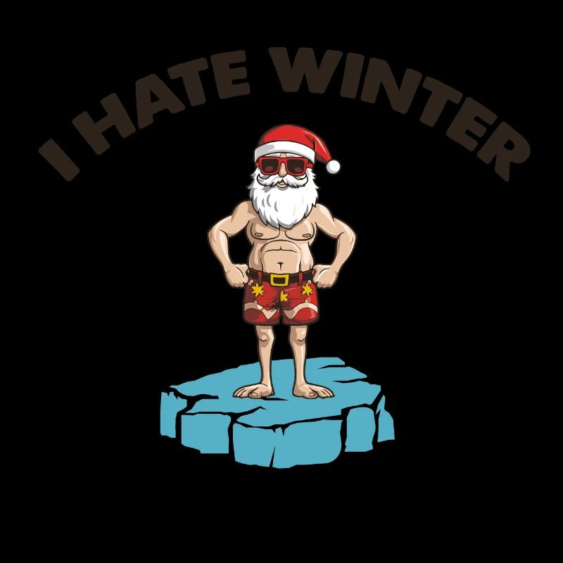 weihnachtsmann eisscholle winter