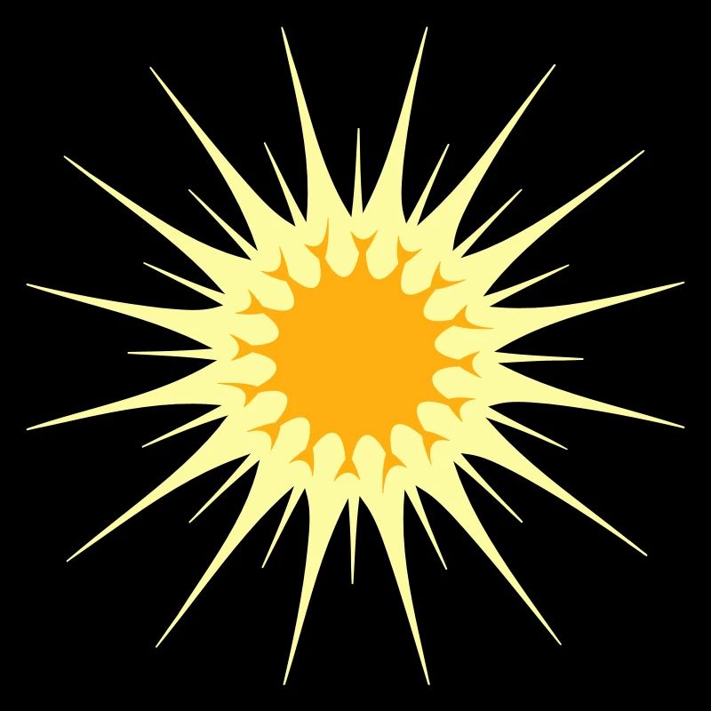 Rayons de soleil brillants Lumière Lumière Chaleur