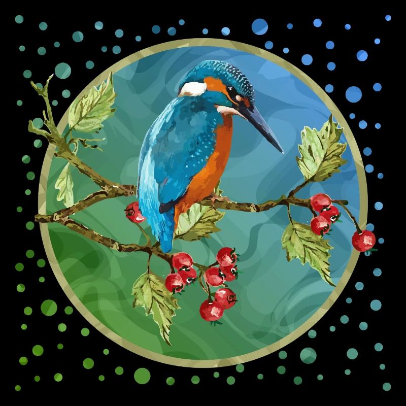 Bunter Vogel