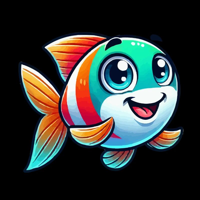 Bande dessinée de poisson