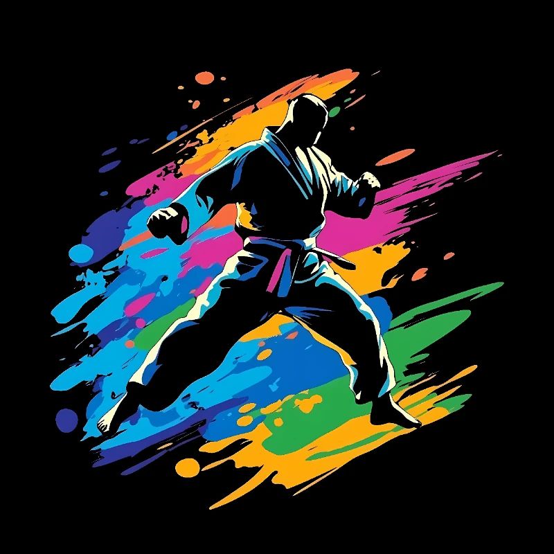 Judo, Karaté, Taekwondo coloré