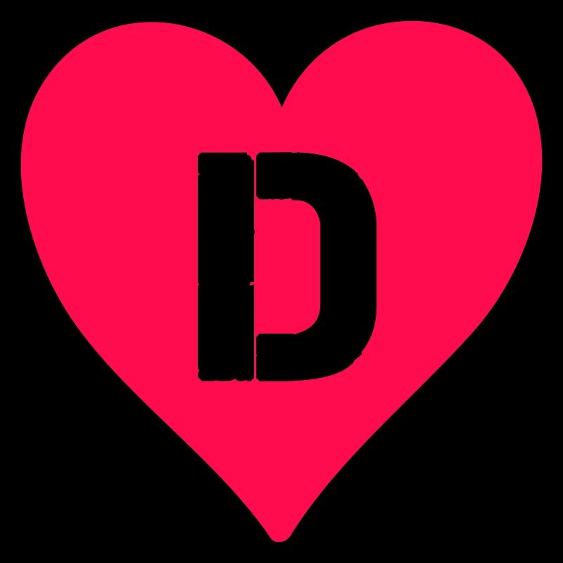 Lettre de coeur D
