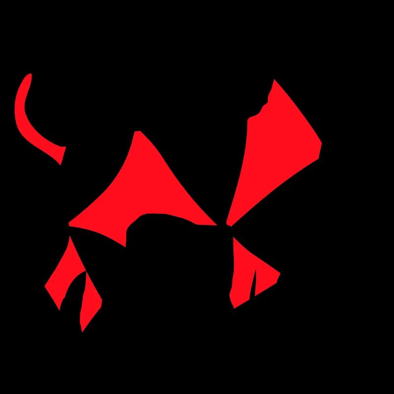 Big Dog Silhouette Cool Pattern