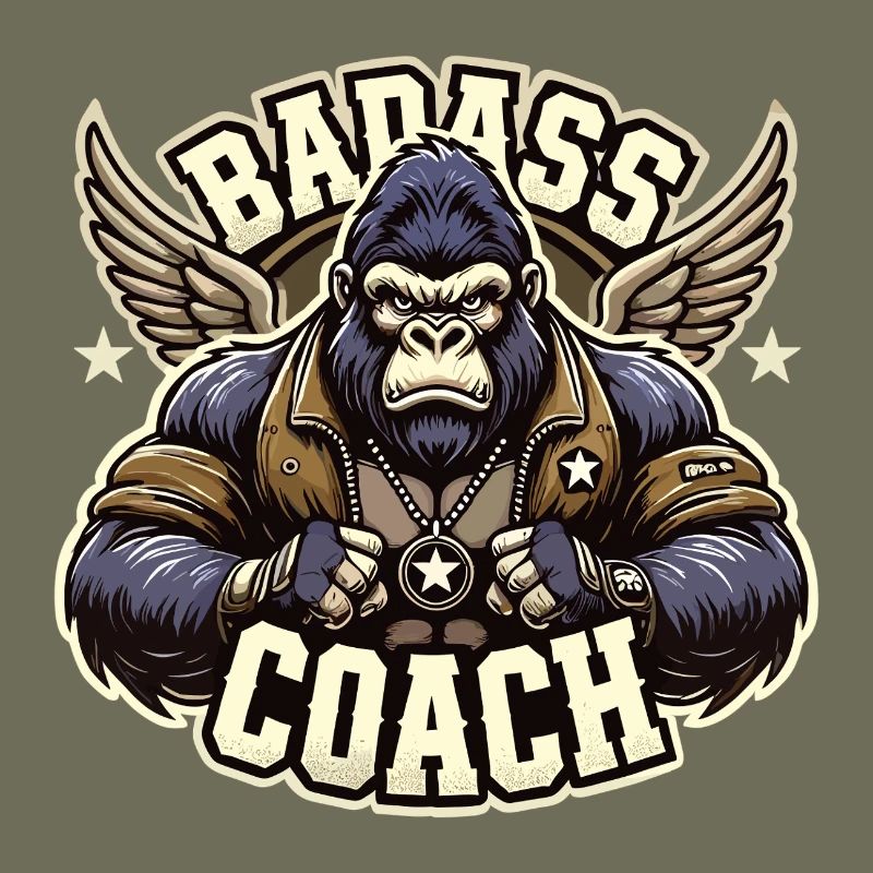 Badass Trainer Coach Gorilla Gift