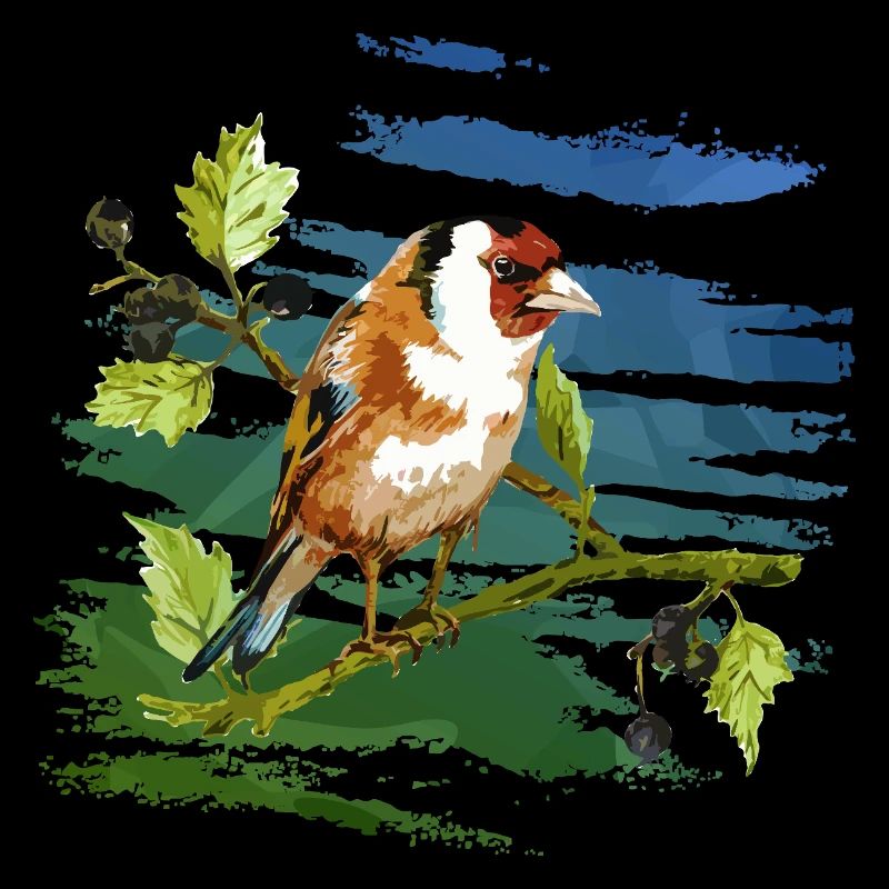 Bunter Vogel