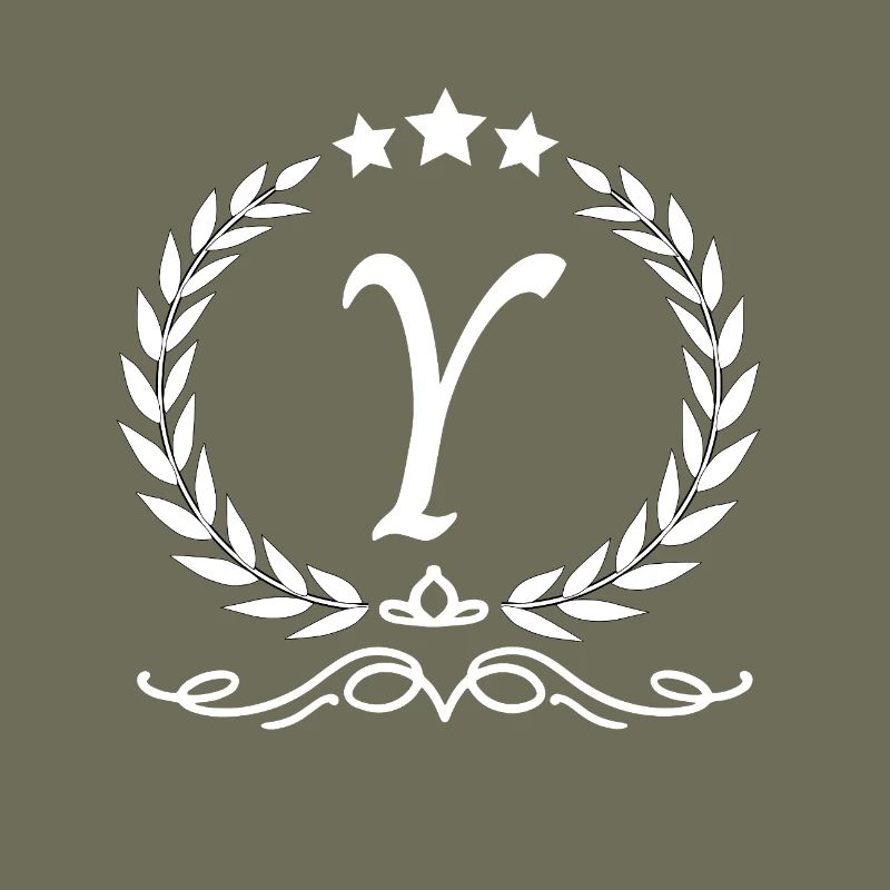 Buchstabe y Krone