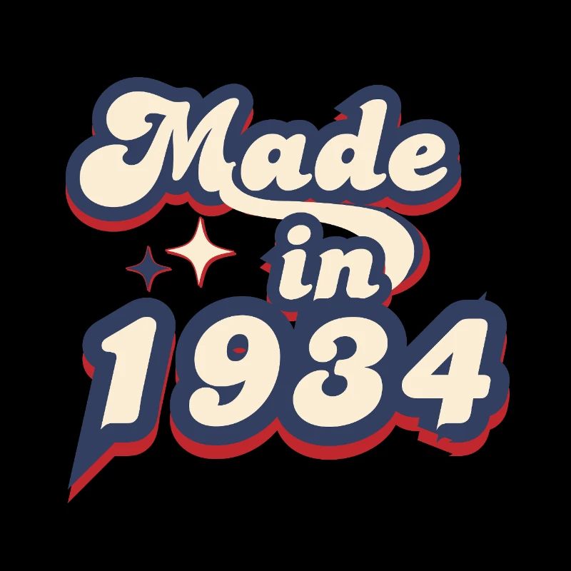 Made in 1934 retro