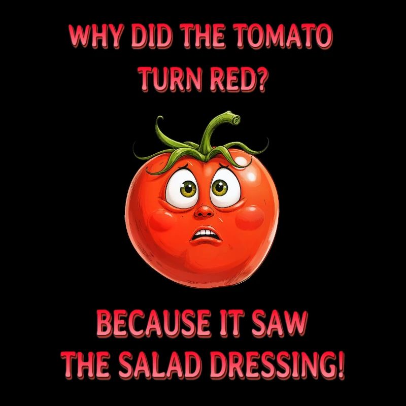 An embarrassed tomato