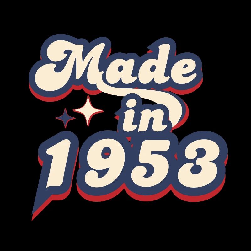 Made in 1953 retro