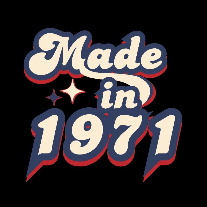Made in 1971 retro