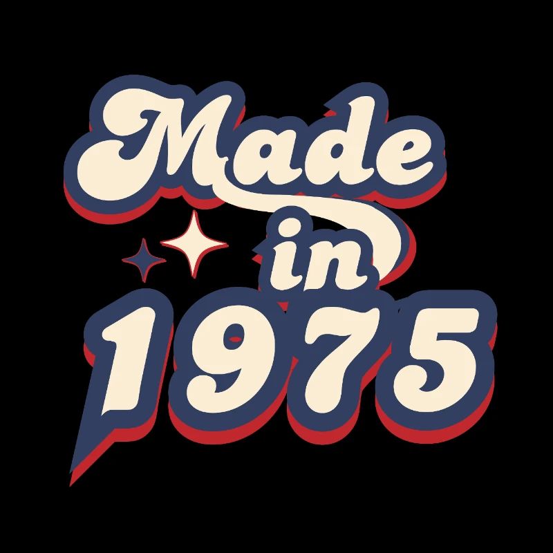 Made in 1975 retro