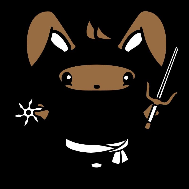 Bunny Ninja Star Fighter Assassin Japonais