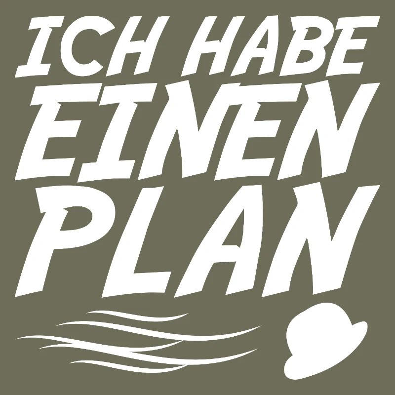 ich habe einen Plan DDR Nostalgie Geschenk