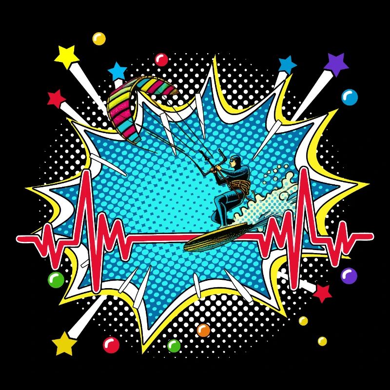 Climbing Pop Art Comic Retro Herzschlag