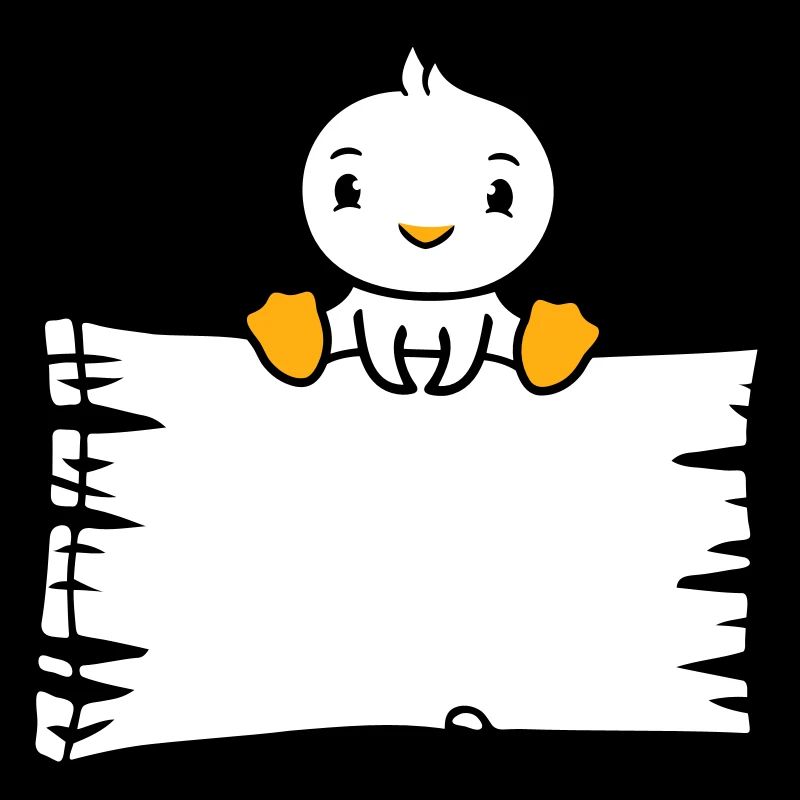 Vogel sitzt auf Holzschild Text Schild Rahmen süß