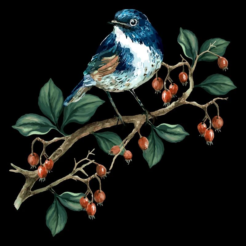 Bunter Vogel