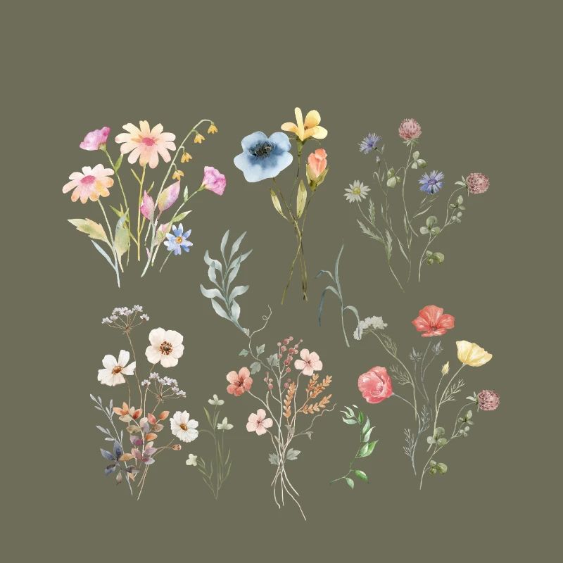 Boho-Wildblumen